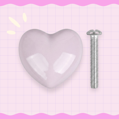 Tiradores de puertas en forma de corazón