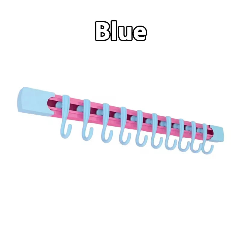 Non Perforated Sliding Rail Hooks Dopamine Sliding Hooks Kitchen Storage Hook Door Storage Hooks Household Shelf Universal Hooks