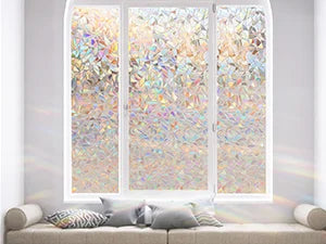Papel film de arcoíris para ventanas
