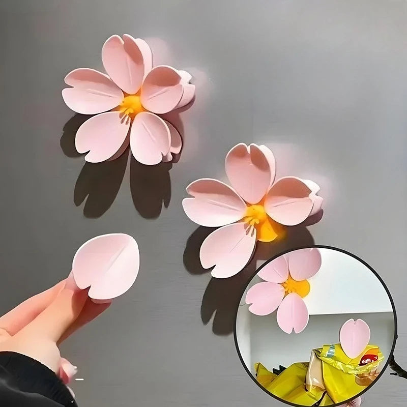 Clip magético para bolsas pétalos de sakura